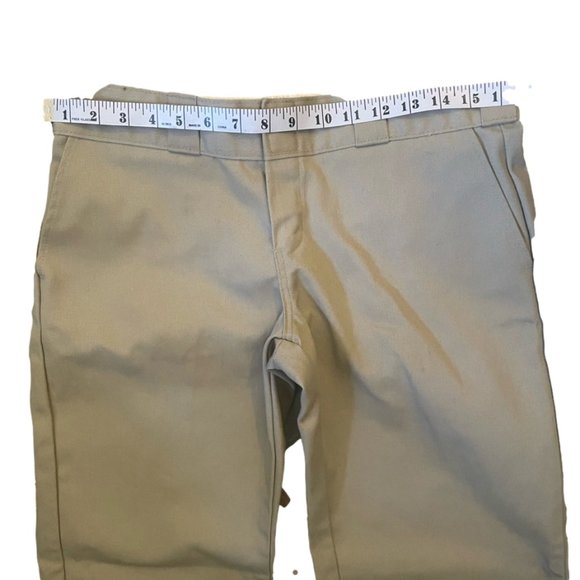 Dickies Women's Original 774 Work Pant Wrinkle And Stain Resistance Khaki 4 Reg - Picture 12 of 13